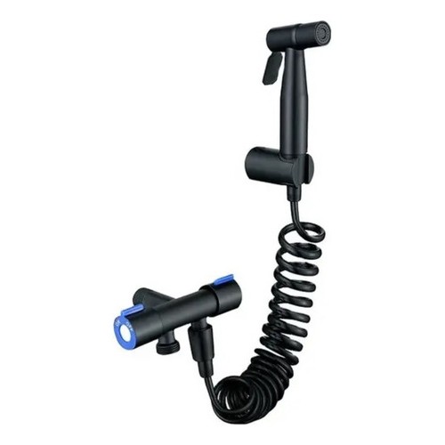 Ducha Higiénica Espiral Negra Rimontti