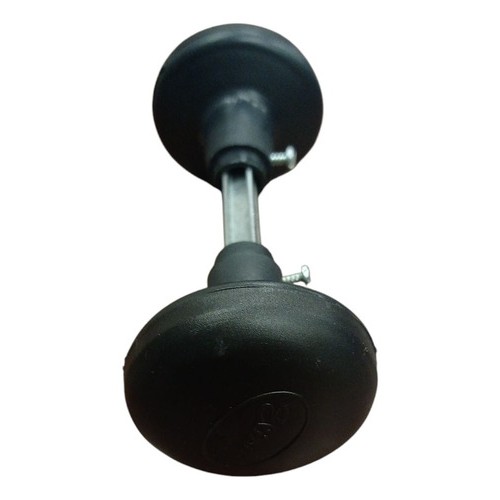 Pestillo Plastico Negro Redondo