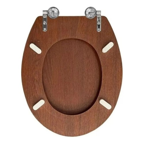 Asiento Inodoro Imitación Madera