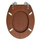 Asiento Inodoro Imitación Madera