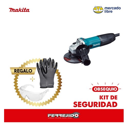 Amoladora Ang 115mm 720w Makita Ga4534 Antipolvo- Ferrejido