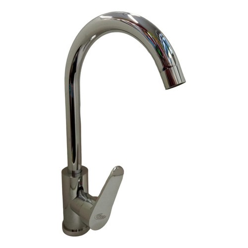 Monocomando Cocina Mesada Wico Pico Curvo