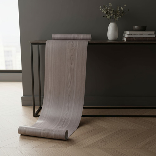 Papel Contact Adhesivo Pvc Marrón Rollo 10 Mt