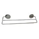 Toallero Doble De Pared 45 Cm Cromado Adhesivo