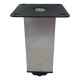 Pata Para Muebles Metalica Satinada