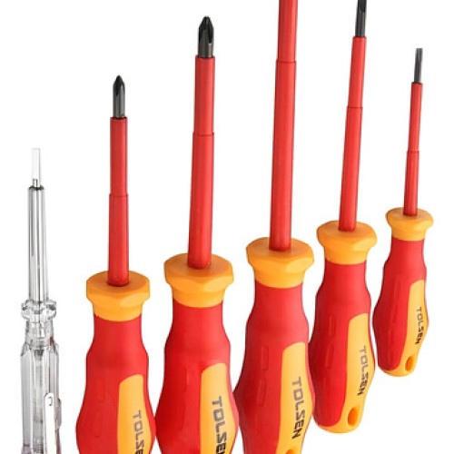 Kit X 6 Destornillador Dieléctrico 1000v