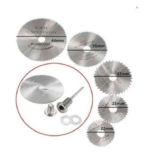 Juego Mini Sierra P/minitorno 6 Pzs