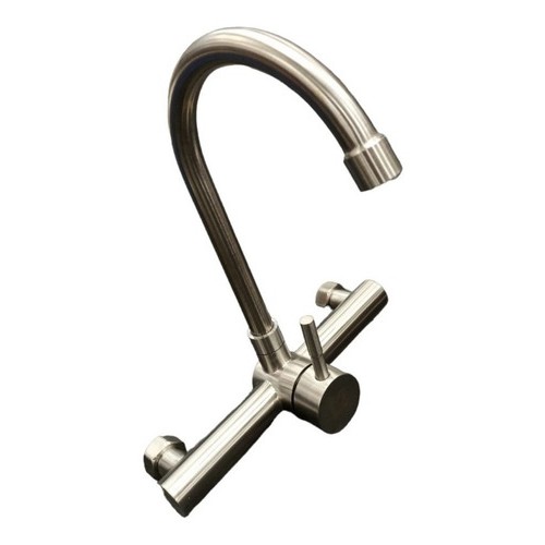 Monocomando Cocina Pared Rimontti Satinado 20cm