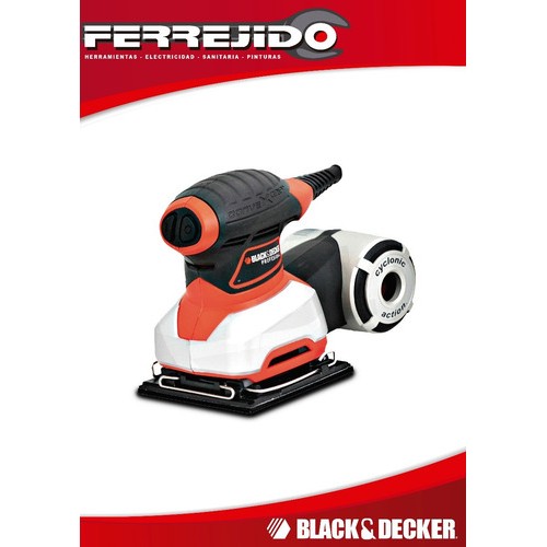 Lijadora Orbital De Palma 200w Blackdecker P/yeso