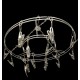 TENDEDERO ROPA COLGAR METAL CIRCULAR 15 PALILLOS ACERO INOXIDABLE