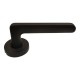 Pestillo Manija Plana Negro Ac. Inox