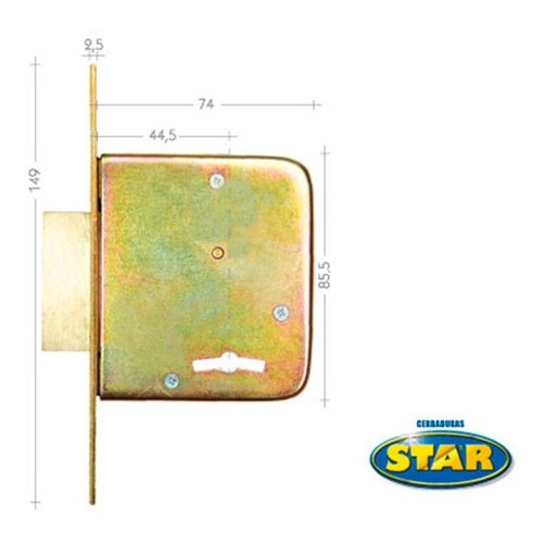 Cerrojo Star 500 Pasador Recto