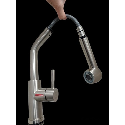 Monocomando Satinado Rimontti Extraible Palito