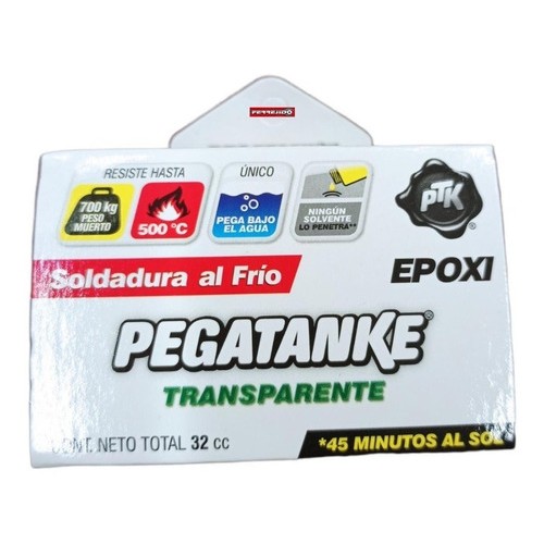 PEGATANKE SOLDADURA AL FRIO TRANSPARENTE EPOXI