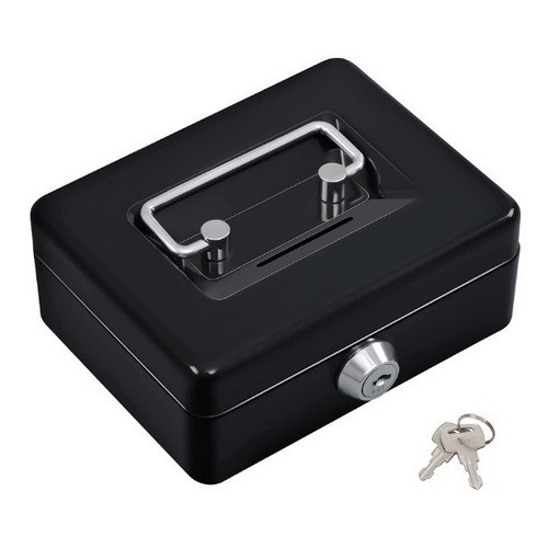 Caja Metálica De Seguridad Cofre 25 Cm