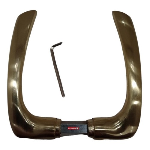 Pestillo Manija Stop 10-14 Dorado