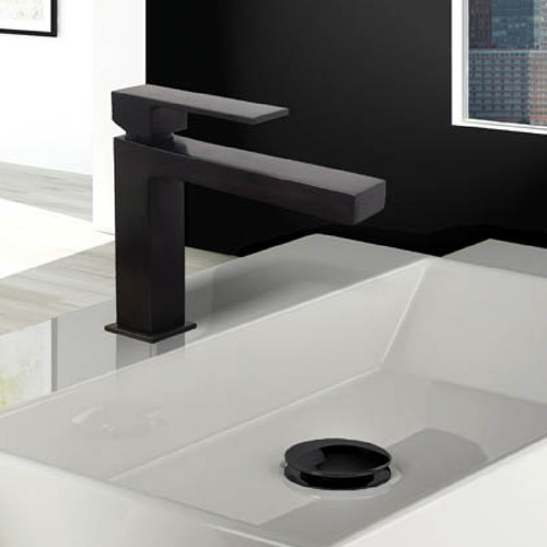 Valvula Desague Lavatorio Tiptop Negro Bce 50838s- Ferrejido