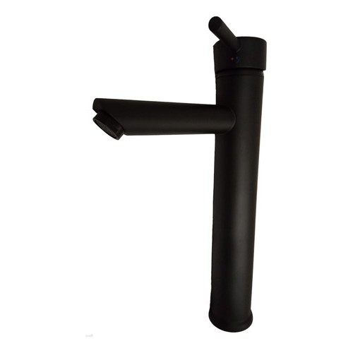 Monocomando Lavatorio Negro 30 Cm Rimontti Palito- Ferrejido