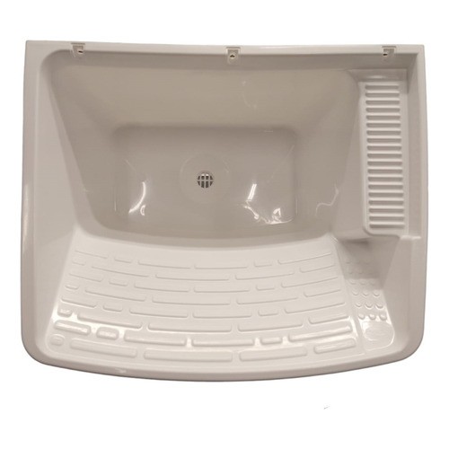 Pileta Lavar Ropa C/fregadero Y Válvula Blanca