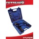 Taladro Percutor 600w 13mm Hyundai Kit C/acces.