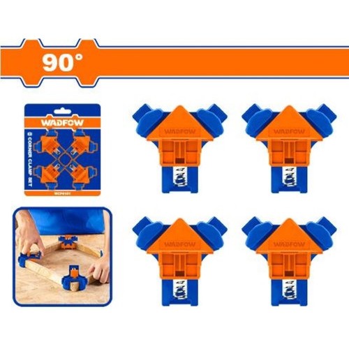 Set 4 Prensas Esquineras 90° Wadfow