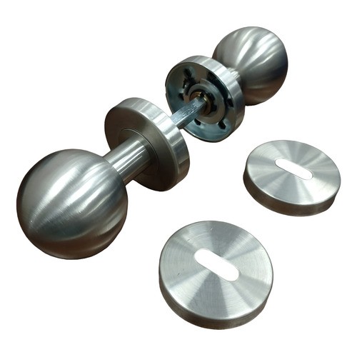 Pestillo Tipo Pomo Redondo Ac. Inox. C/bocallave