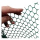 MALLA PLASTICA TEJIDO VERDE JARDIN 1M X 10M