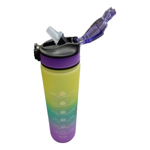 Botella De Agua Deportiva 1000 Ml Motivacional