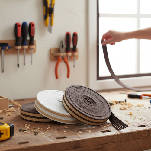 Burlete Autoadhesivo Goma Perfil E 