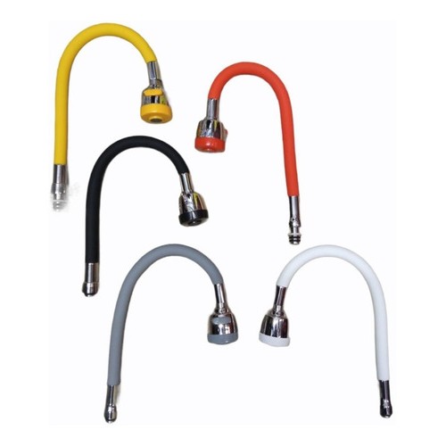 Pico Flexible P/ Canilla Monocomando Cocina Colores Ferrejid