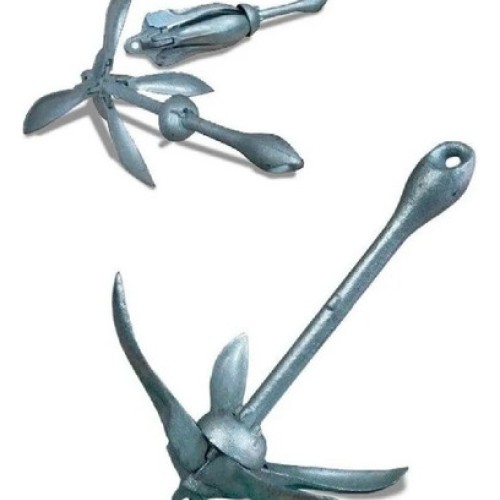 Ancla Maniobra De Fondeo Tipo Flor 3.5 Libras Kayak Rezon