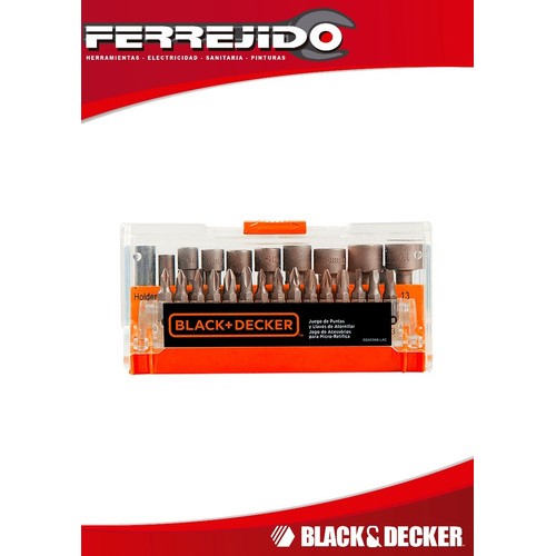 Juego Puntas-dados P/atornill. 40pzs Black&decker-ferrejido