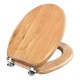 Asiento Inodoro Imitación Madera