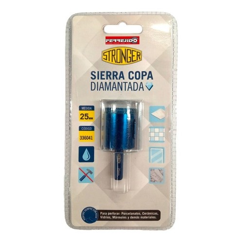 Mecha Sierra Copa Broca Diamantada 25mm Stronger- Ferrejido