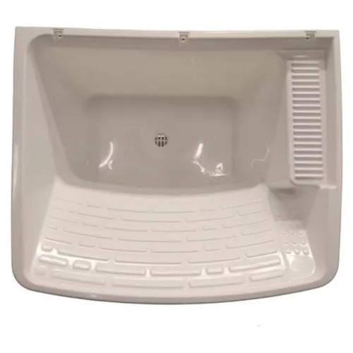 Pileta Lavar Ropa C/fregadero Y Válvula Blanca 24l-ferrejido
