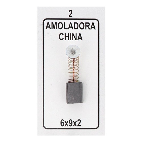 Juego De Carbones Nº 2 Amoladora 6x9x2