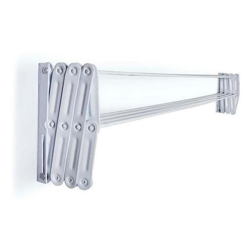 Tendedero Pared Plegable 80cm Mor Blanco