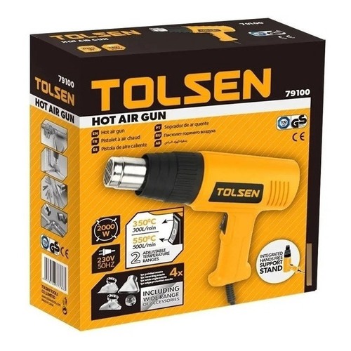 Pistola Calor 2000w Tolsen 2 Temp. 79100