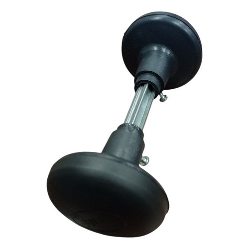 Pestillo Plastico Negro Redondo