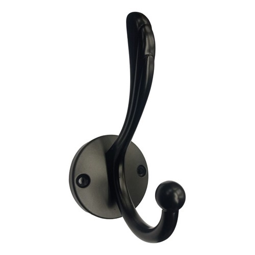 Percha Doble Negra Colonial