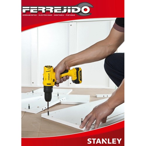 TALADRO PERCUTOR INALAMBRICO 12V STANLEY LITIO SCH12SK