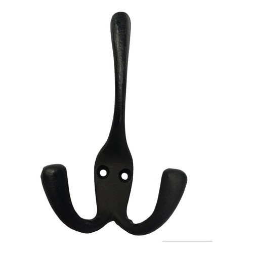 Percha Triple Negra Rústica