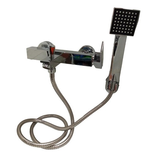 Monocomando Ducha Cromado Cuadrado Rimontti