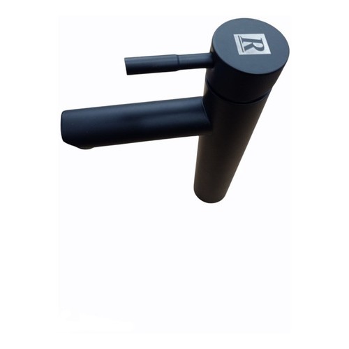 Monocomando Lavatorio Rimontti Negro 24 Cm