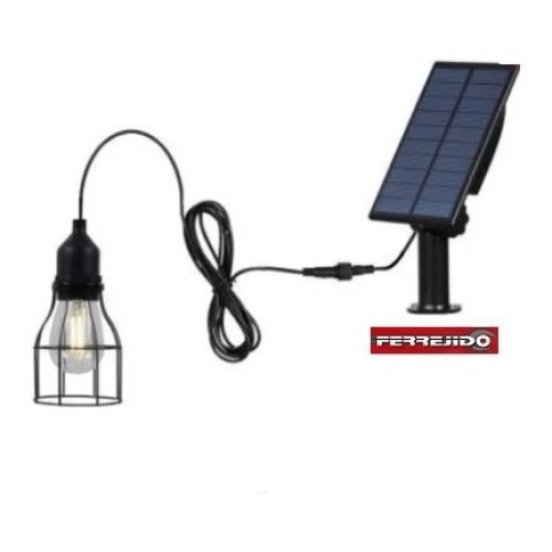 Lámpara Colgante Solar Vintage 3w 3000k Mvc