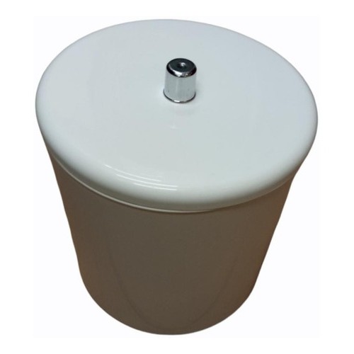 Papelera Cesto Multiuso Detalle Cromado 6 Lt 