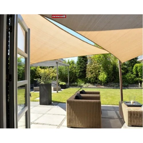 Malla Sombra Vela Toldo 3,6 X 3,6mts Jardin