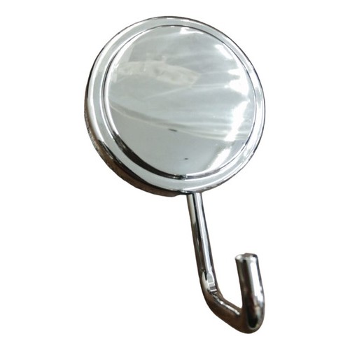 Gancho Percha Pared Cromado Adhesivo