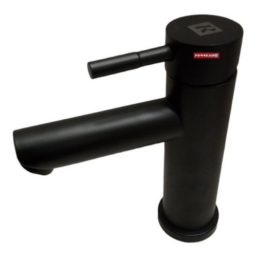 Monocomando Lavatorio Palito Negro 18 Cm Rimontti -ferrejido