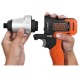 TALADRO ATORNILLADOR IMPACTO BLACK & DECKER 6 CABEZALES INTERCAMBIABLES